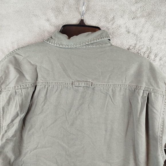 Levis Strauss Trucker Button Jacket Sherpa Lined Olive Green Mens Sz Large - Picture 11 of 15